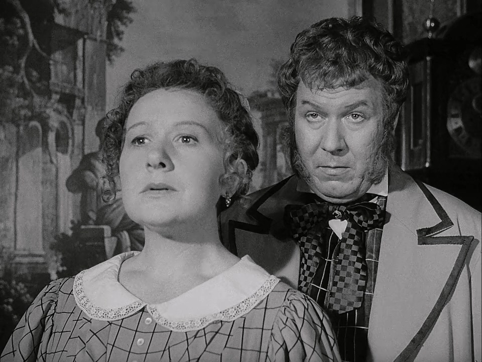 Åke Fridell and Sif Ruud in The Magician (1958)