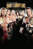 Adam Copeland, Matt Hardy, Chris Jericho, Paul Levesque, and Mickie James in WWE Night of Champions (2008)