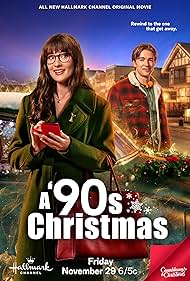 Chandler Massey and Eva Bourne in A '90s Christmas (2024)