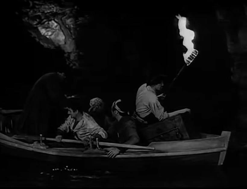 John Carradine, Charles Laughton, and Gilbert Roland in Captain Kidd (1945)