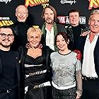 Chris Britton, Alyson Court, Cal Dodd, Adrian Hough, Chris Potter, Lenore Zann, and Jake Castorena at an event for X-Men '97 (2024)