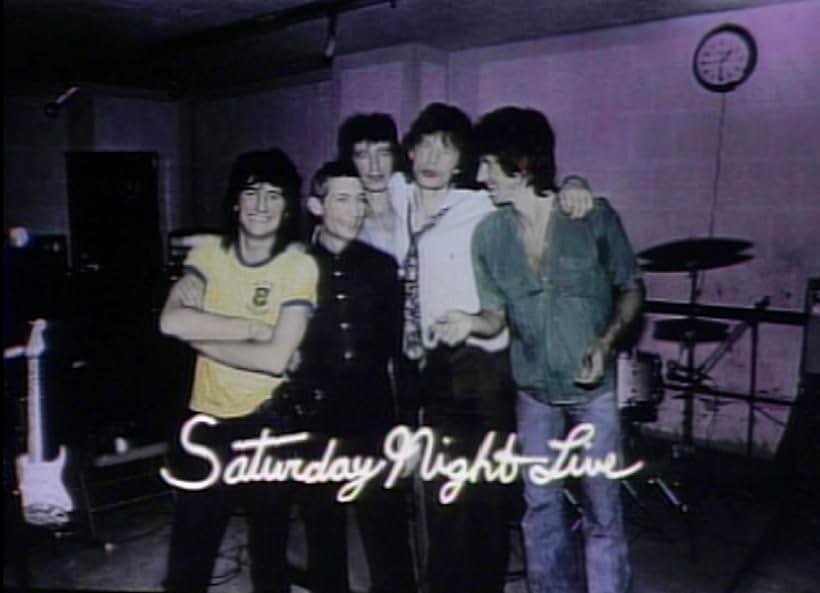 Mick Jagger, Keith Richards, Charlie Watts, Ronnie Wood, Bill Wyman, and The Rolling Stones in Saturday Night Live (1975)