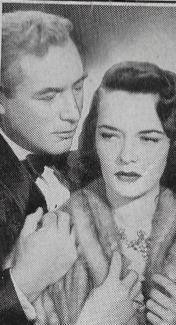 Joan Dixon and Lowell Gilmore in Roadblock (1951)