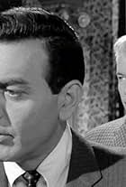 Mike Connors and William Hopper in Perry Mason (1957)