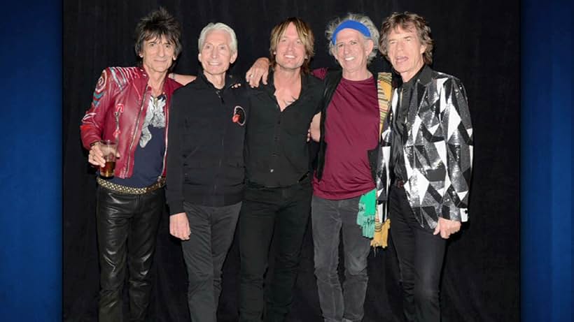 Mick Jagger, Keith Richards, Charlie Watts, Ronnie Wood, The Rolling Stones, and Keith Urban in Conan (2010)