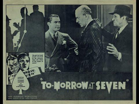 Charles Middleton, Chester Morris, Vivienne Osborne, and Henry Stephenson in Tomorrow at Seven (1933)