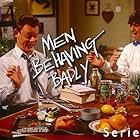 Martin Clunes and Neil Morrissey in British Men Behaving Badly (1992)