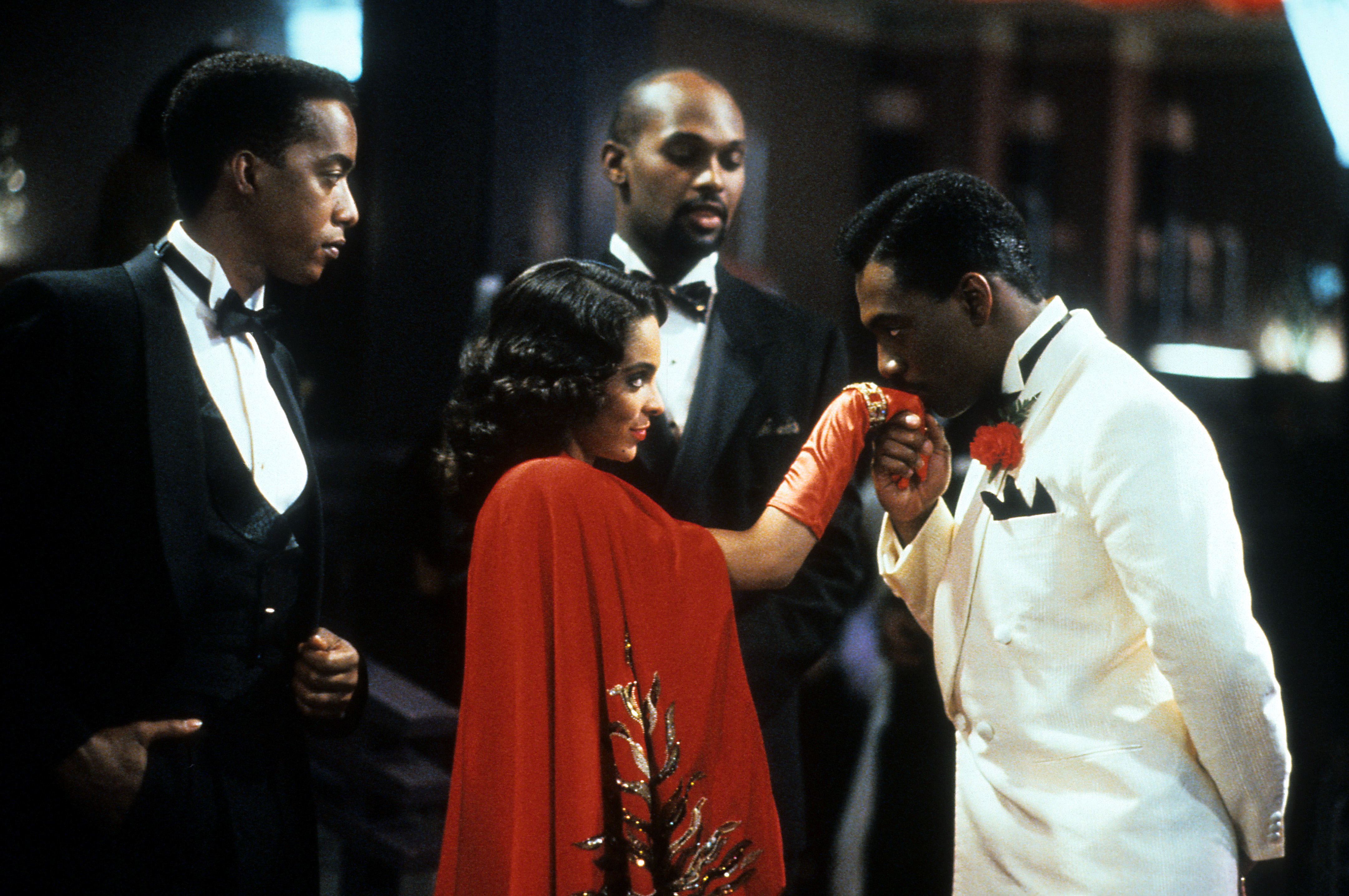 Eddie Murphy, Jasmine Guy, Thomas Mikal Ford, and Miguel A. Núñez Jr. in Harlem Nights (1989)