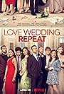 Olivia Munn, Eleanor Tomlinson, Joel Fry, Tim Key, Freida Pinto, Aisling Bea, Sam Claflin, Jack Farthing, and Allan Mustafa in Love Wedding Repeat (2020)