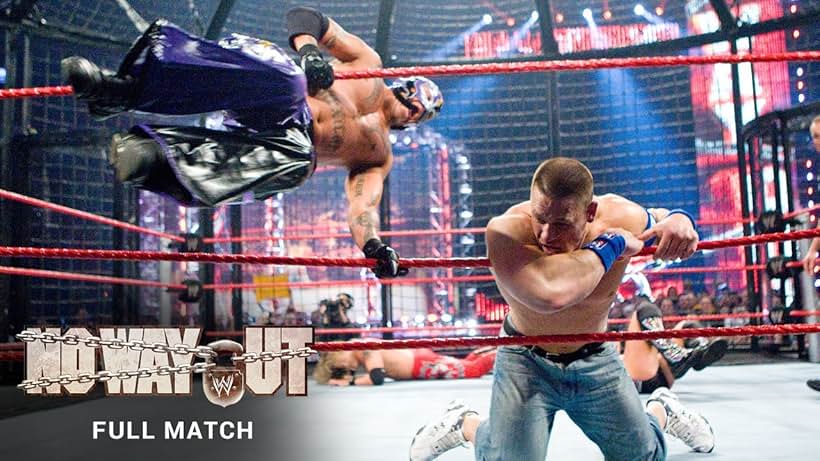 Rey Mysterio and John Cena in WWE No Way Out (2009)