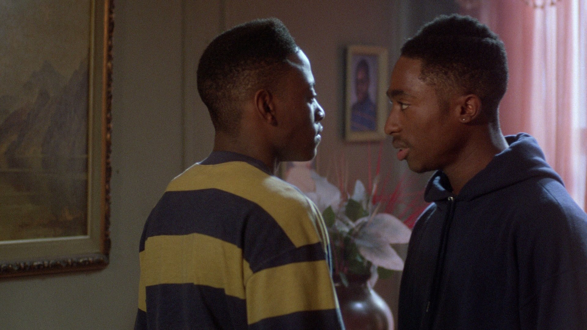 Tupac Shakur and Omar Epps in Juice (1992)