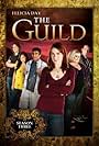 Felicia Day, Jeff Lewis, Vincent Caso, Sandeep Parikh, Amy Okuda, and Robin Thorsen in The Guild (2007)