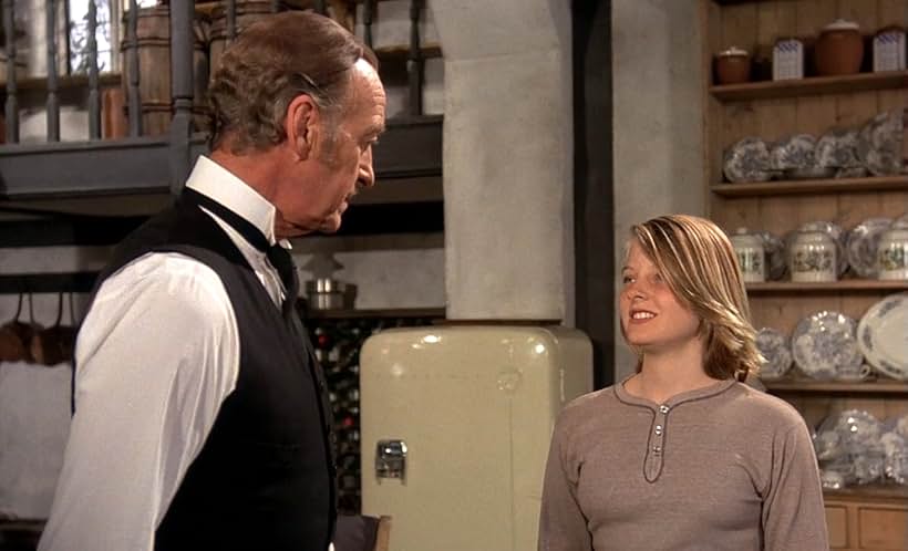 David Niven and Jodie Foster in Candleshoe (1977)