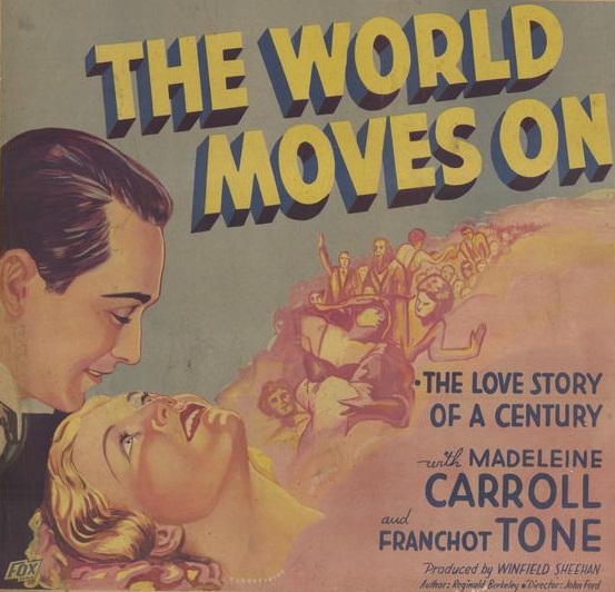 Madeleine Carroll and Franchot Tone in The World Moves On (1934)