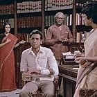 Amrish Puri, Om Puri, and Deepa Sahi in Party (1984)