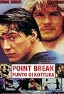 Keanu Reeves and Patrick Swayze in Point Break - Punto di rottura (1991)