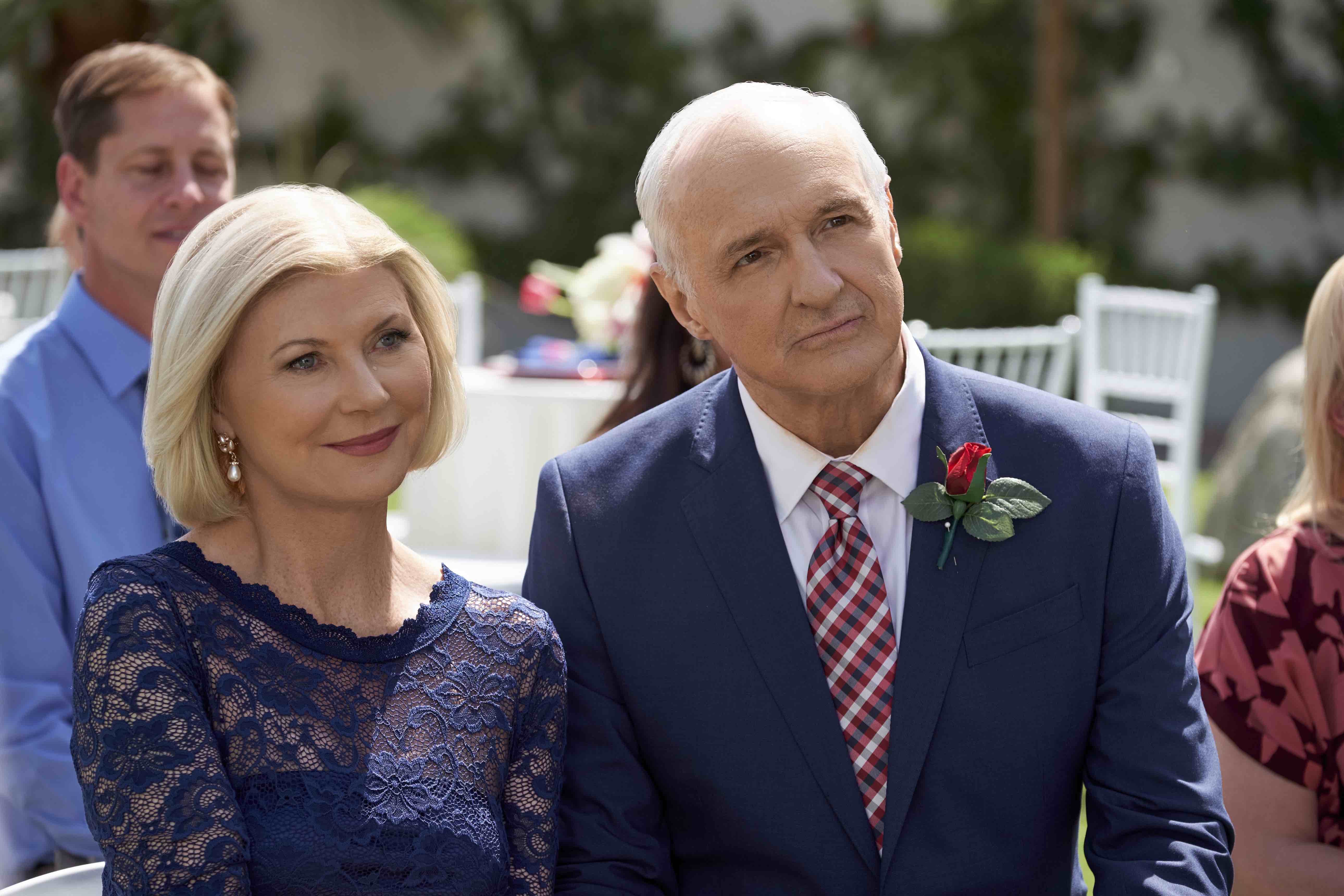 Beth Broderick and Michael Gross in Sister of the Bride (2019)