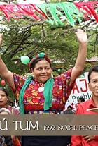 Rigoberta Menchu Tum on the campaign trail while filming "Mayan Renaissance"