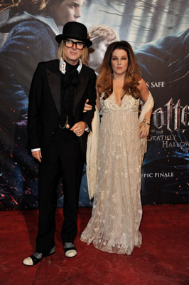 Lisa Marie Presley and Michael Lockwood at an event for Harry Potter and the Deathly Hallows: Part 1 (2010)