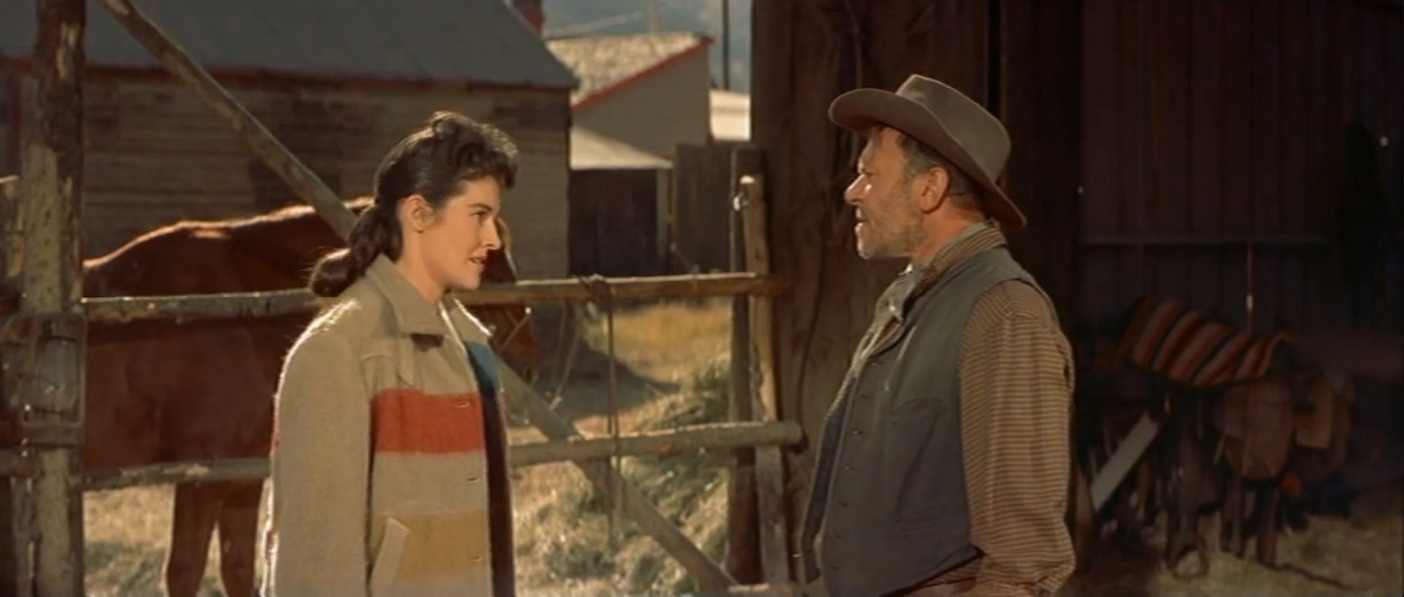 Dianne Foster and William 'Bill' Phillips in Night Passage (1957)