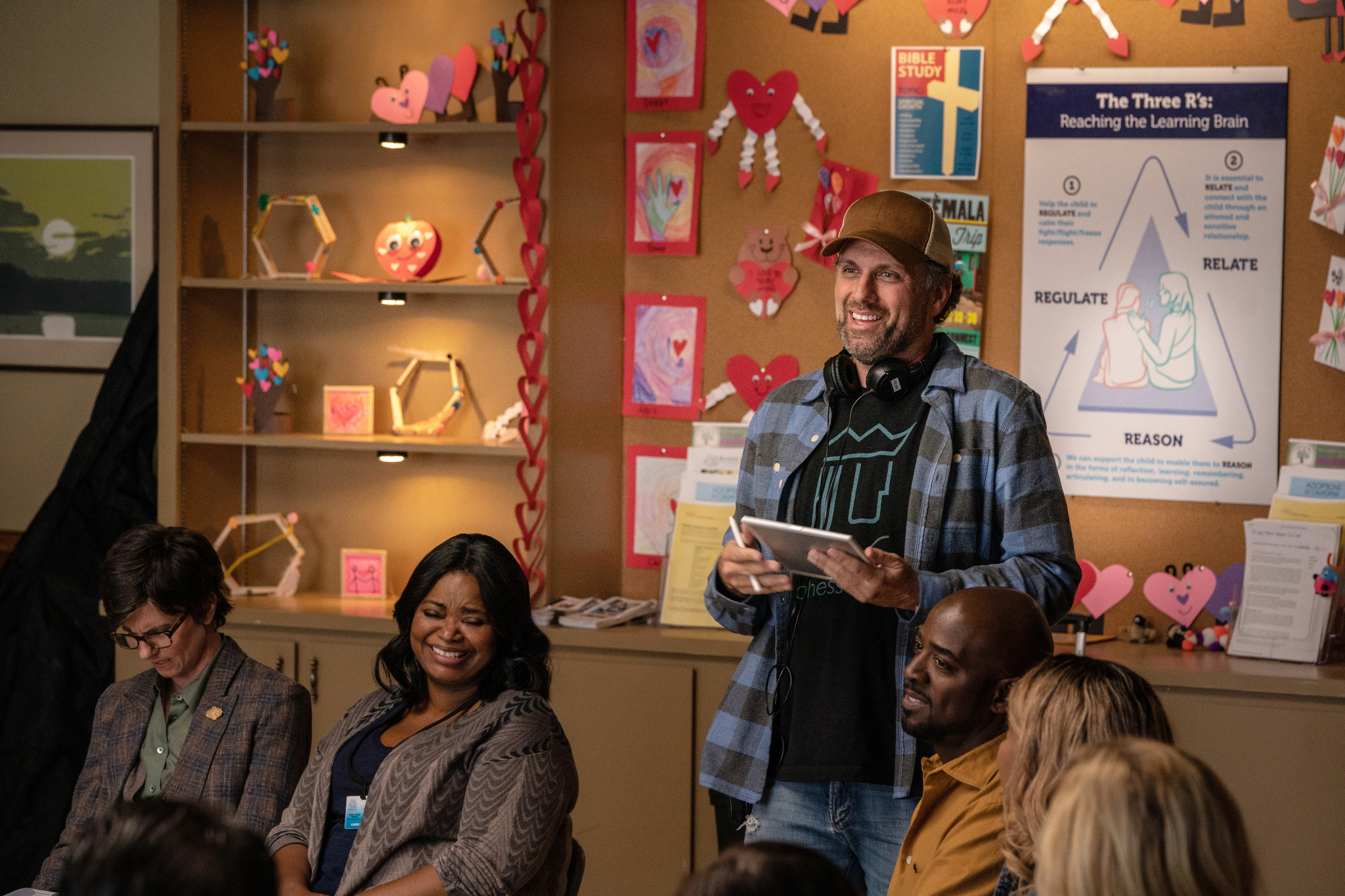 Tig Notaro, Octavia Spencer, Sean Anders, and Kenneth Israel in Instant Family (2018)