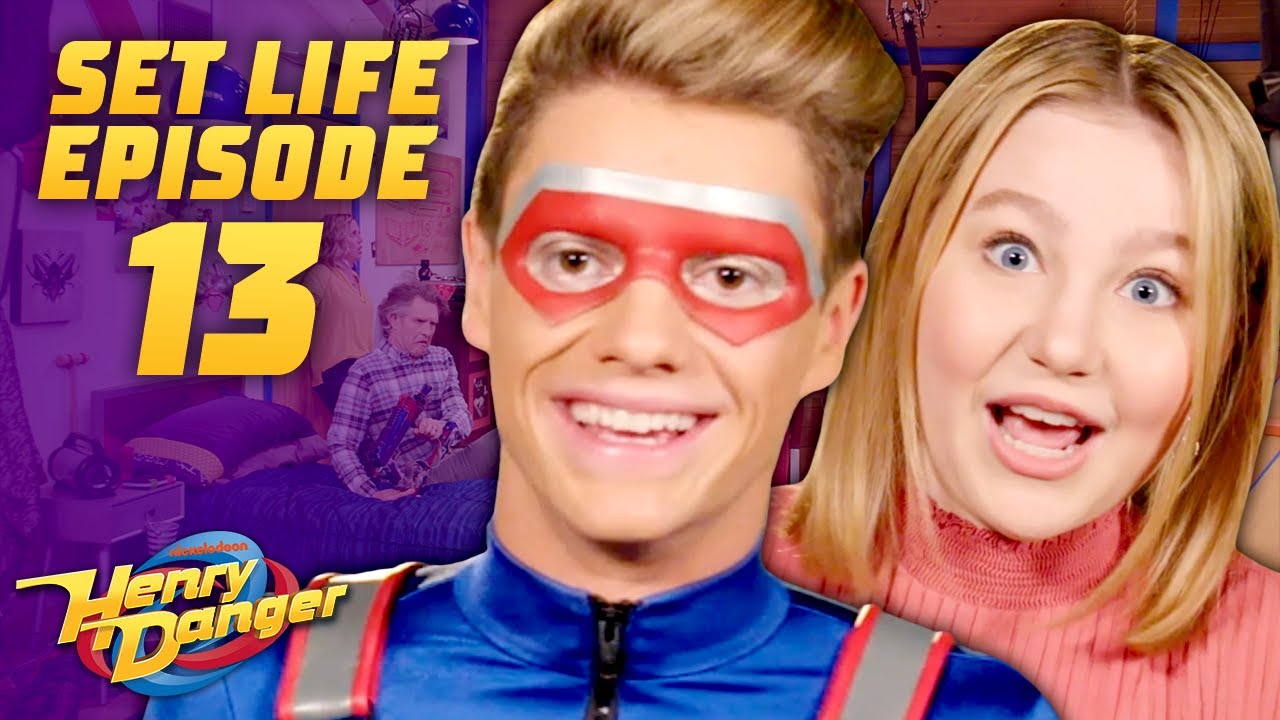 Ella Anderson and Jace Norman in #SetLife on Nick: Henry Danger (2018)