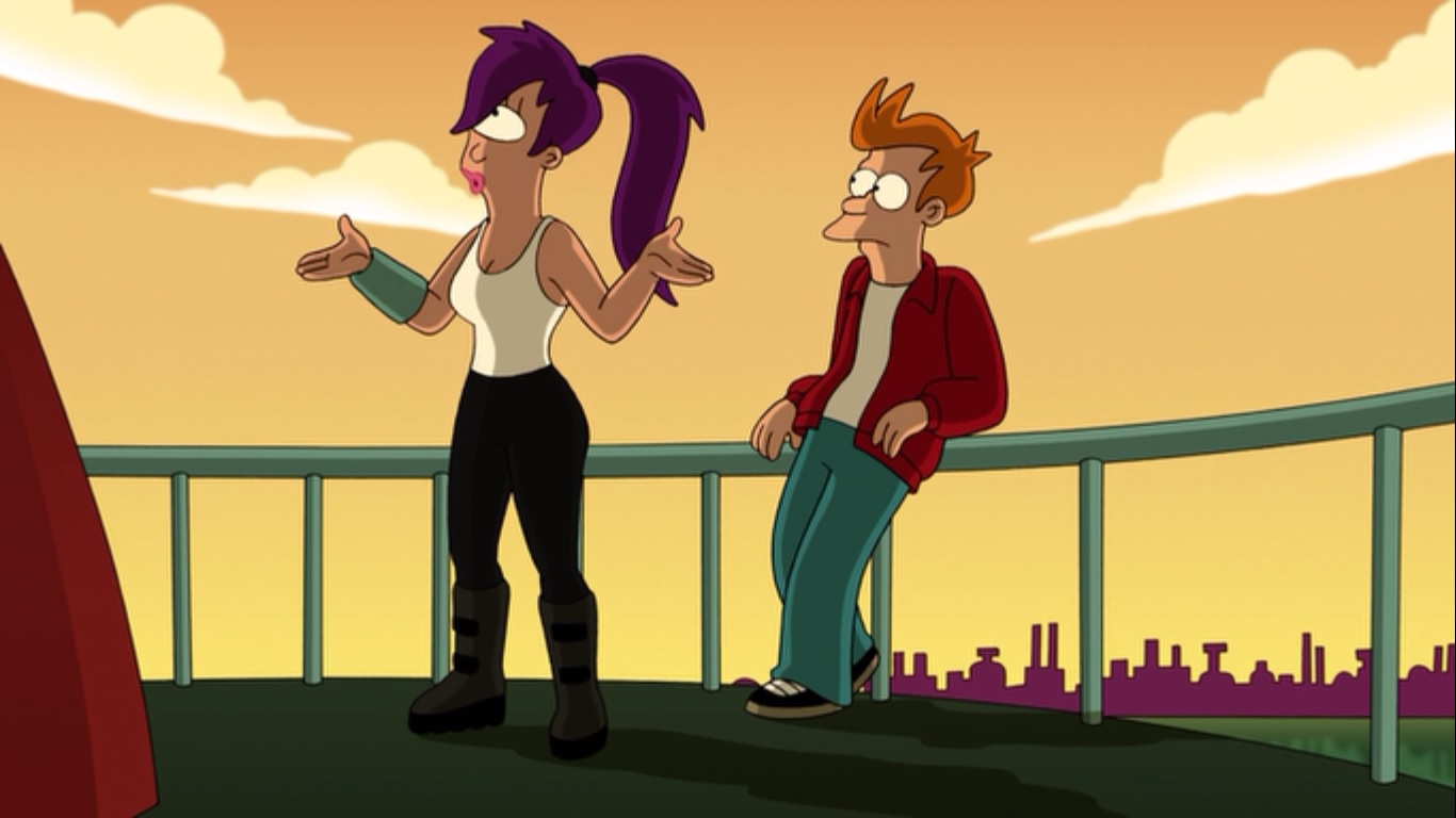 Katey Sagal and Billy West in Futurama (1999)