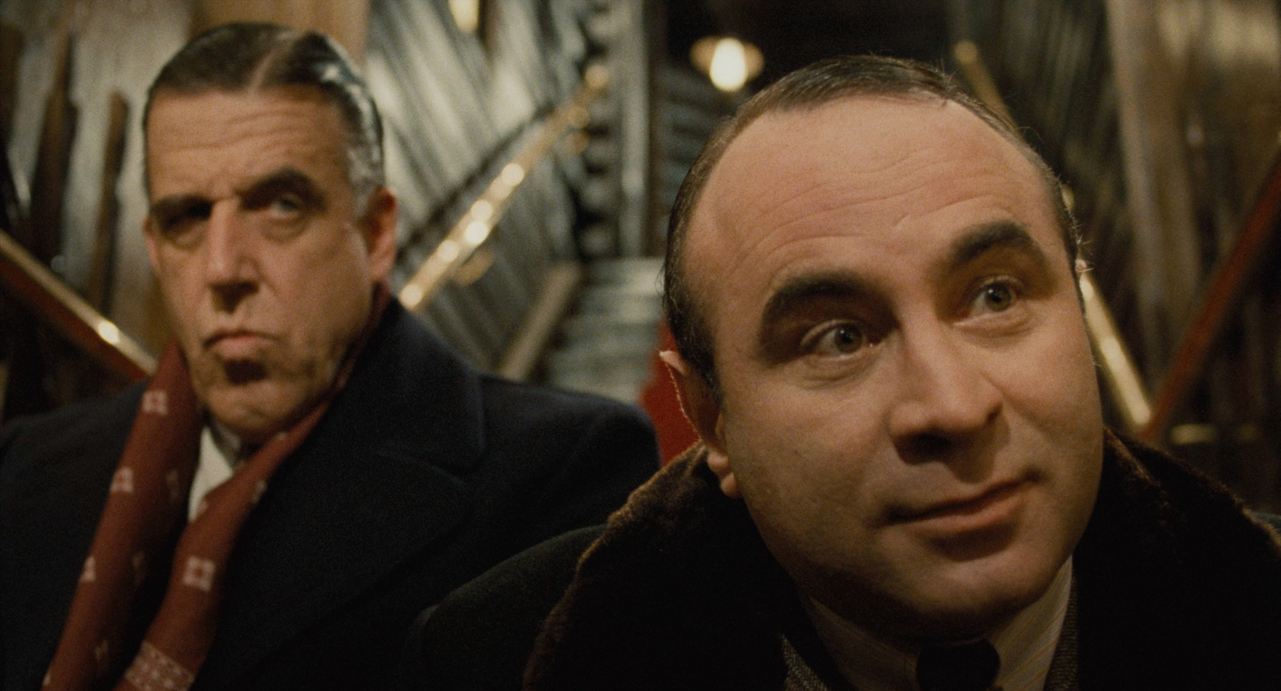 Fred Gwynne and Bob Hoskins in The Cotton Club (1984)