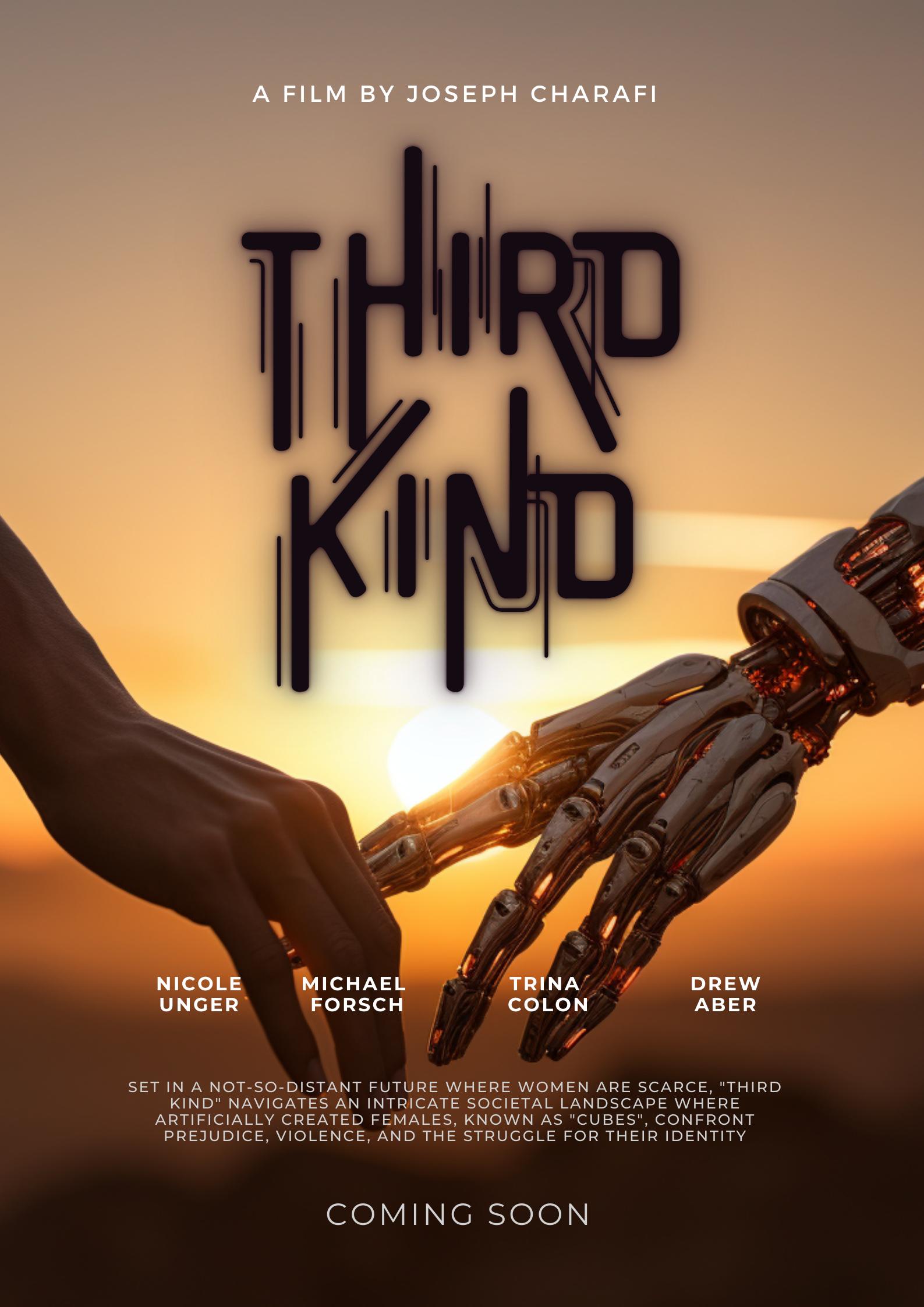 Michael Forsch, Nicole Unger, Joseph Charafi, Trina Colon, and Drew Aber in Third Kind (2023)