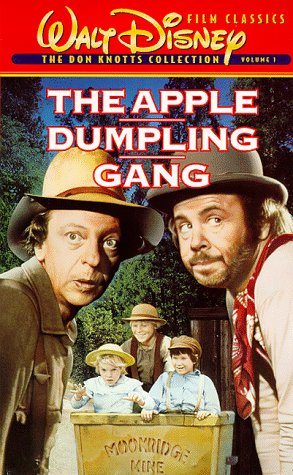 Tim Conway, Don Knotts, Stacy Manning, Clay O'Brien, and Brad Savage in The Apple Dumpling Gang (1975)