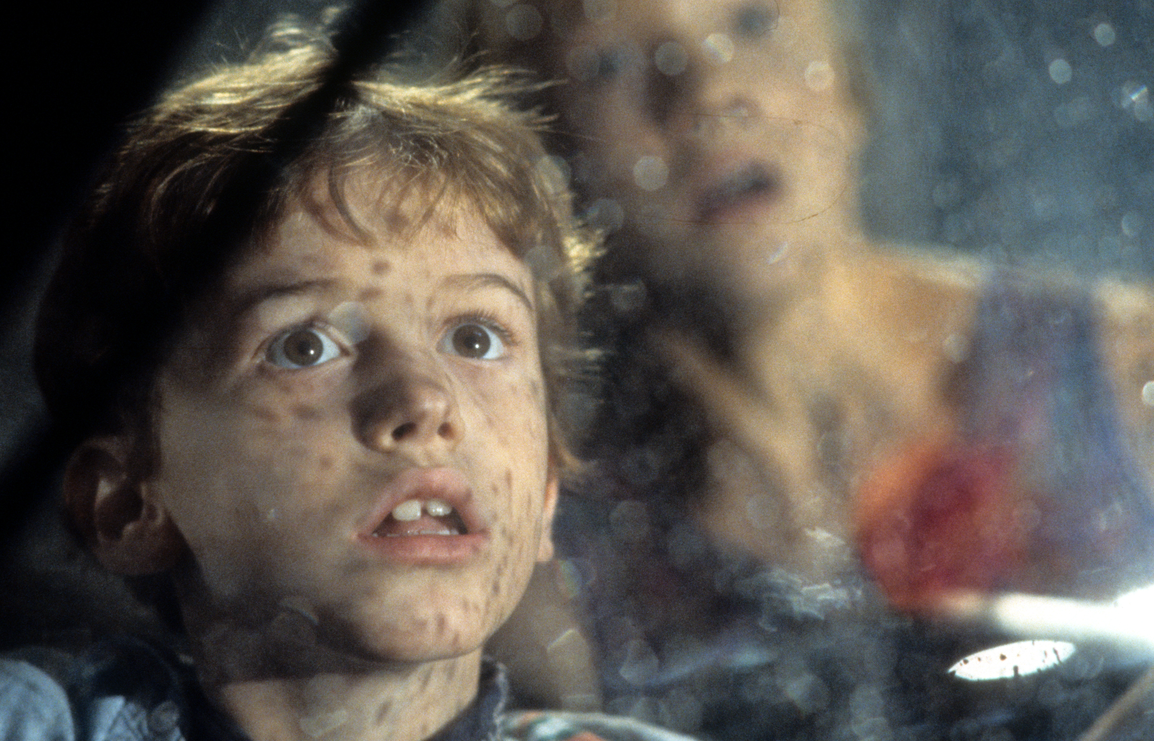 Ariana Richards and Joseph Mazzello in Jurassic Park (1993)