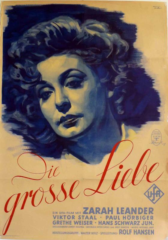 Zarah Leander in Die große Liebe (1942)