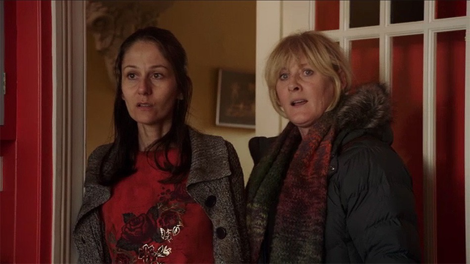 Ivana Basic and Sarah Lancashire in Happy Valley