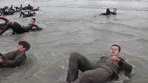 Behind the scenes Stunt footage and actor lead actor training. Fionn Whitehead, Harry Styles, Aneurin Barnard.