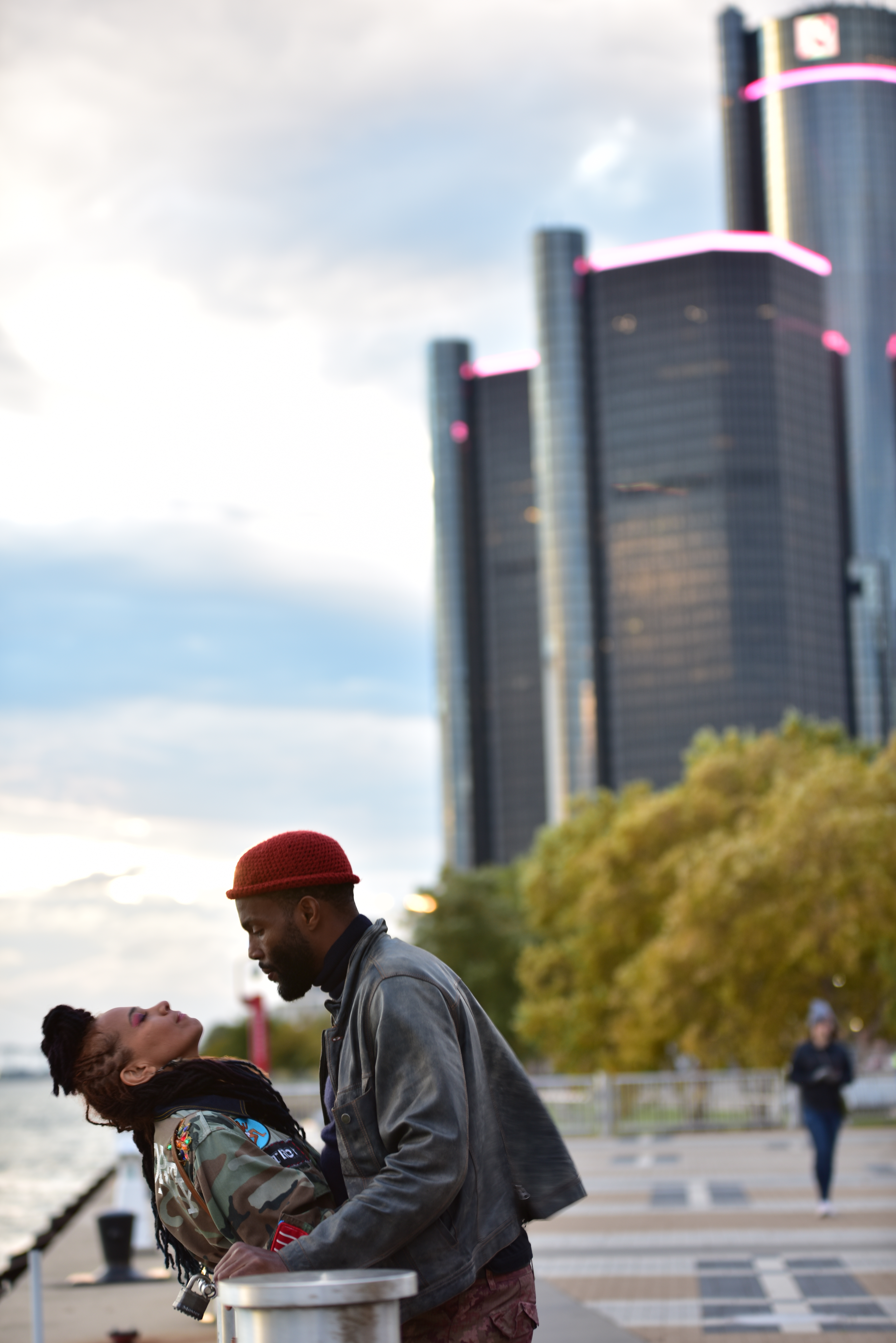 Tobias Truvillion and Jessica Care Moore in He Looked like a Postcard (2024)