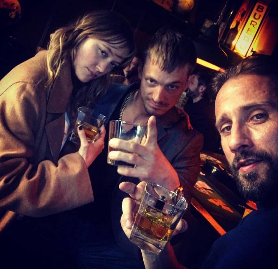 Matthias Schoenaerts, Joel Kinnaman, and Maika Monroe in Brothers by Blood (2020)