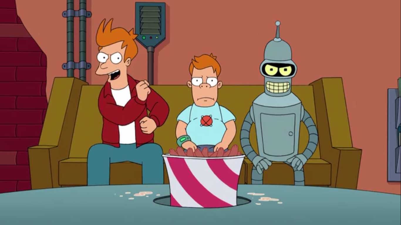 John DiMaggio, Kath Soucie, and Billy West in Futurama (1999)