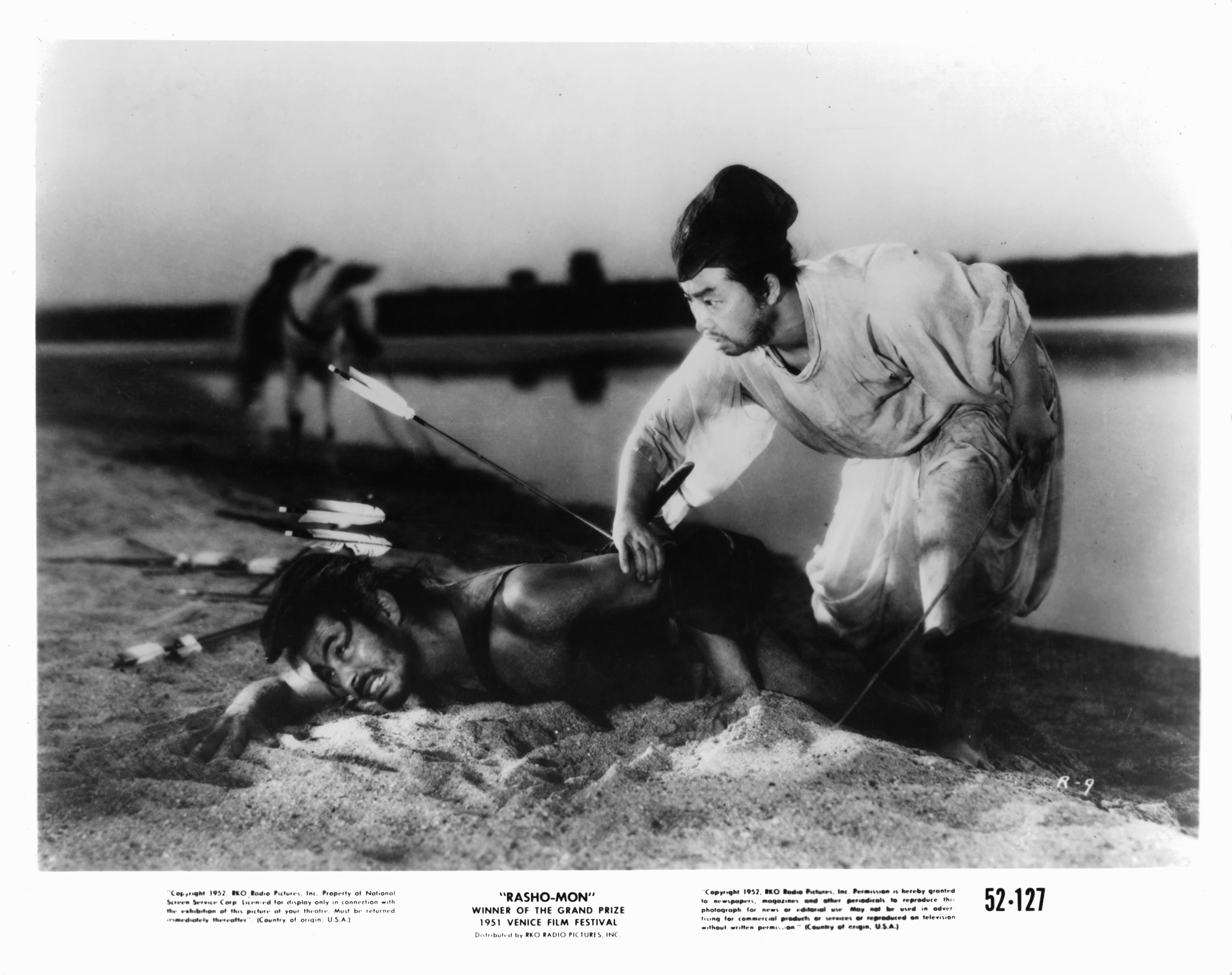 Toshirô Mifune in Rashomon (1950)