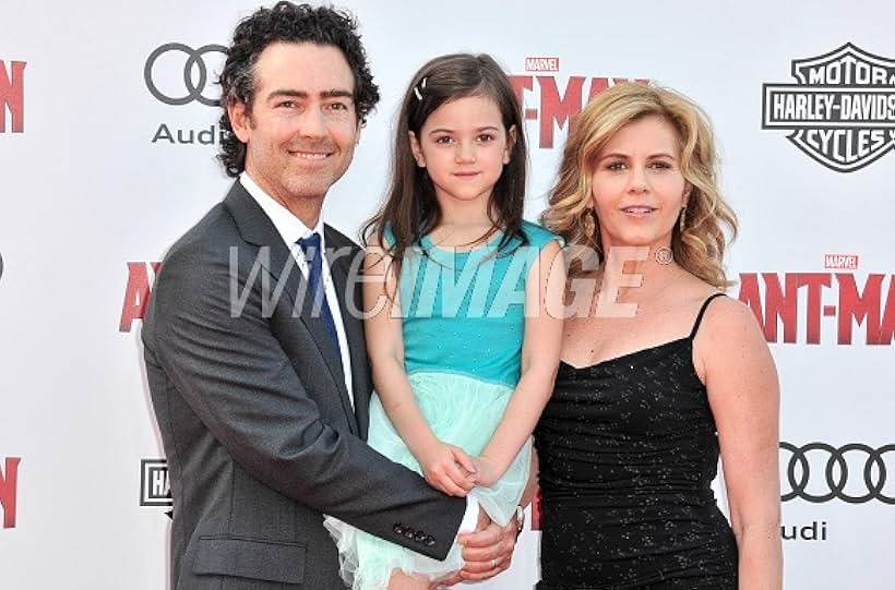  HOLLYWOOD, CA - JUNE 29: (L-R) Actors John Fortson, Abby Ryder Fortson and Christie Lynn Smith arrive at the Los Angeles Premiere of Marvel Studios 'Ant-Man' at Dolby Theatre on June 29, 2015 in Hollywood, California. (Photo by Allen Berezovsky/WireImage