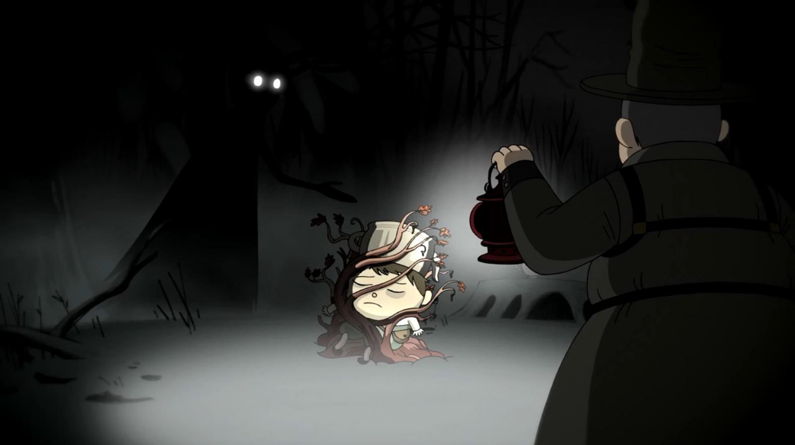 Christopher Lloyd, Samuel Ramey, and Collin Dean in Over the Garden Wall (2014)