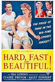 Robert Clarke, Sally Forrest, Claire Trevor, and Carleton G. Young in Hard, Fast and Beautiful! (1951)