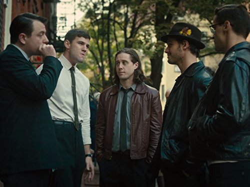 Aaron Dean Eisenberg, Patrick Murney, Johnny Hopkins, Austin Stowell, Brian Wiles, and Daniel Reece in Public Morals (2015)