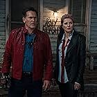 Lucy Lawless and Bruce Campbell in Ash vs Evil Dead (2015)