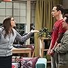 Mayim Bialik, Johnny Galecki, and Jim Parsons in The Big Bang Theory (2007)