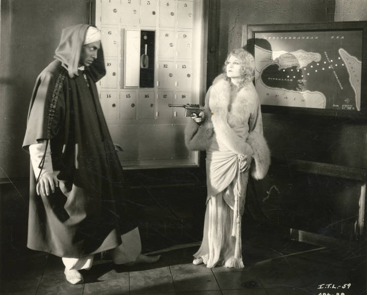 Mischa Auer and Betty Compson in Inside the Lines (1930)