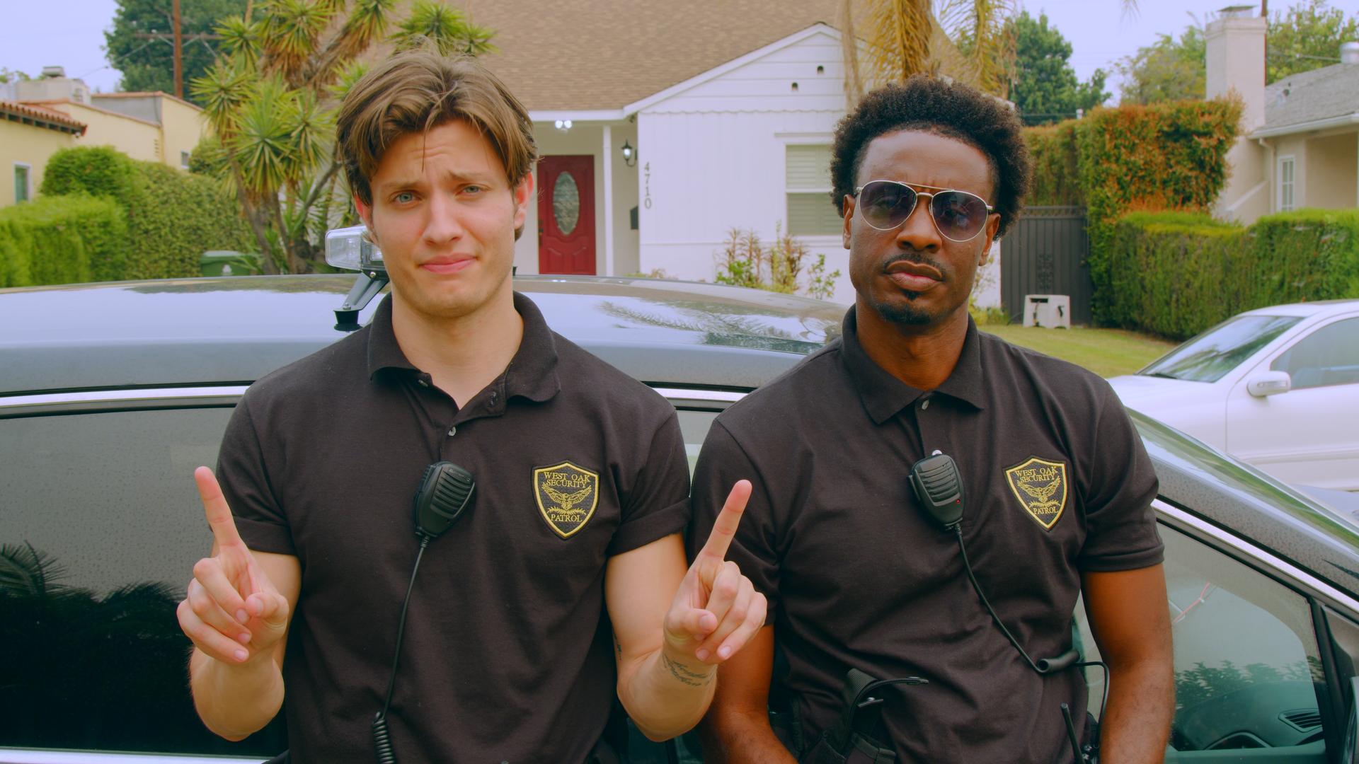 Juhahn Jones and Matt Rife in Burb Patrol (2021)