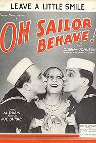 Irene Delroy, Chic Johnson, and Ole Olsen in Oh, Sailor Behave! (1930)