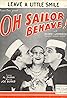 Oh, Sailor Behave! (1930) Poster