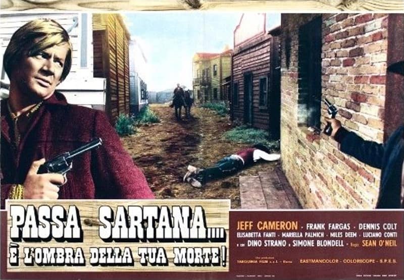 Jeff Cameron in Passa Sartana... è l'ombra della tua morte (1969)