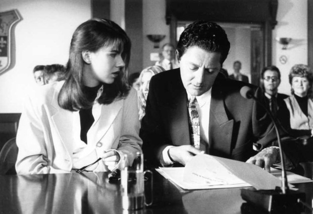 Geneviève Brouillette and Denis Mercier in Liste noire (1995)